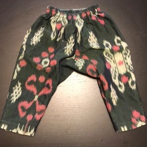 Cleobella littles size medium baby harem pants